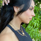 TWISTED LITTLE GOLD HOOPS