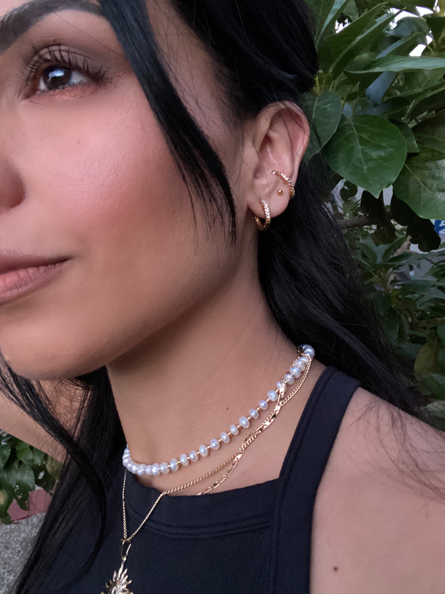 RHINESTONE EAR CUFF
