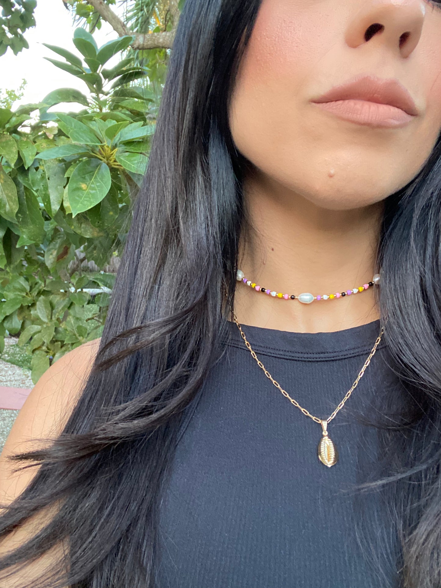 GOLDEN COWRY NECKLACE