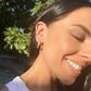 TWISTED LITTLE GOLD HOOPS