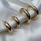 CHUNKY GOLD HOOPS