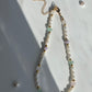 GEMSTONE PEARL NECKLACE