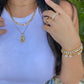 CHUNKY SINGLE STONE RING
