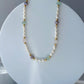 GEMSTONE PEARL NECKLACE
