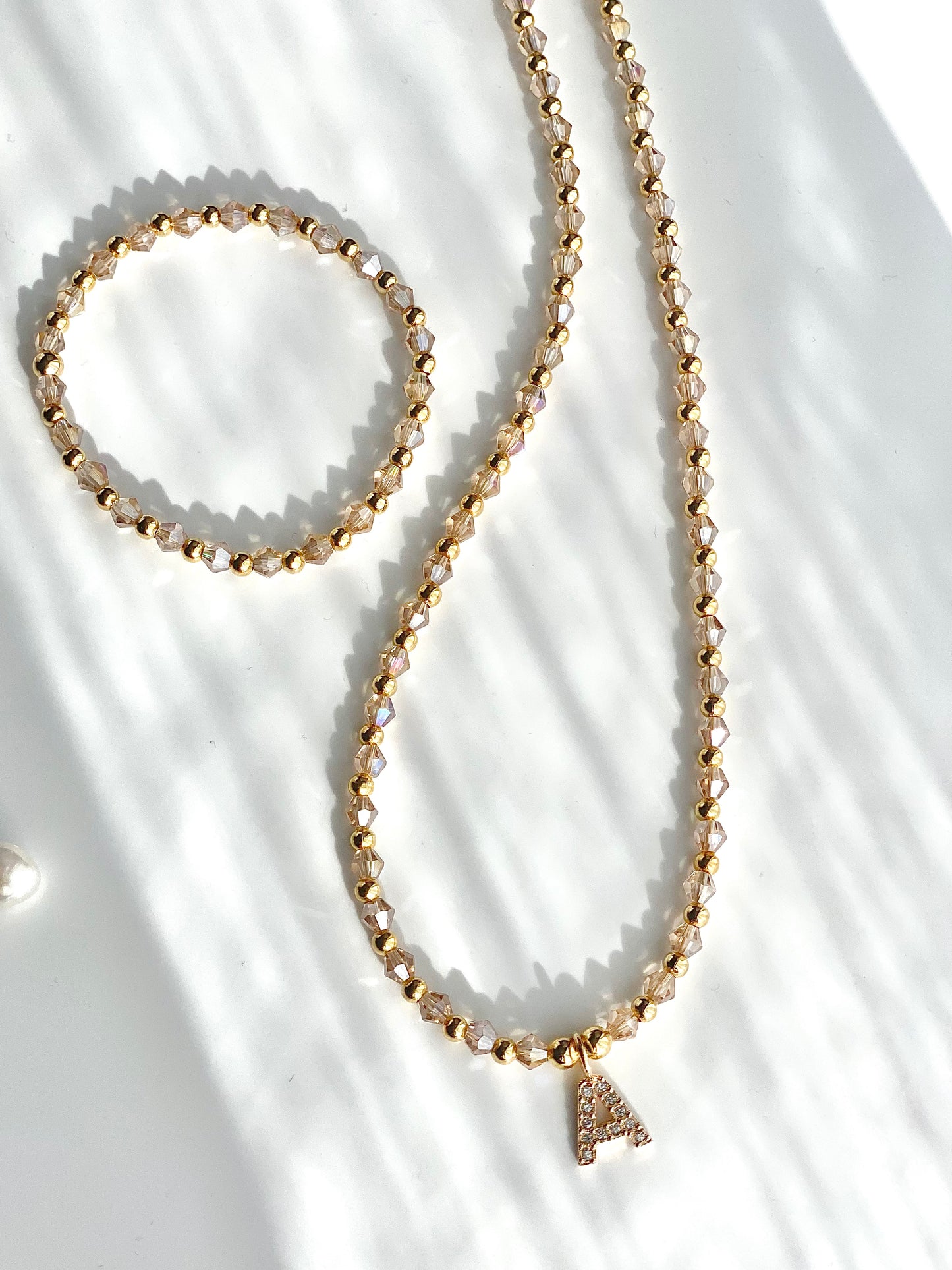 AURA CHAMPAGNE NECKLACE