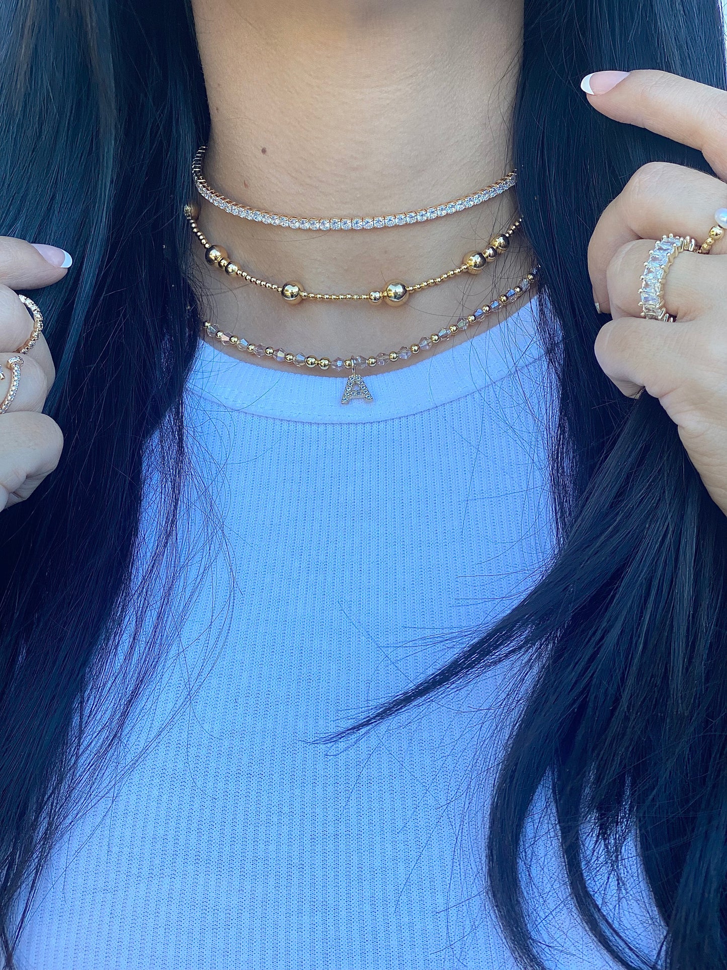 AURA ONYX NECKLACE