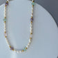 GEMSTONE PEARL NECKLACE
