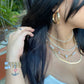 CHUNKY GOLD HOOPS