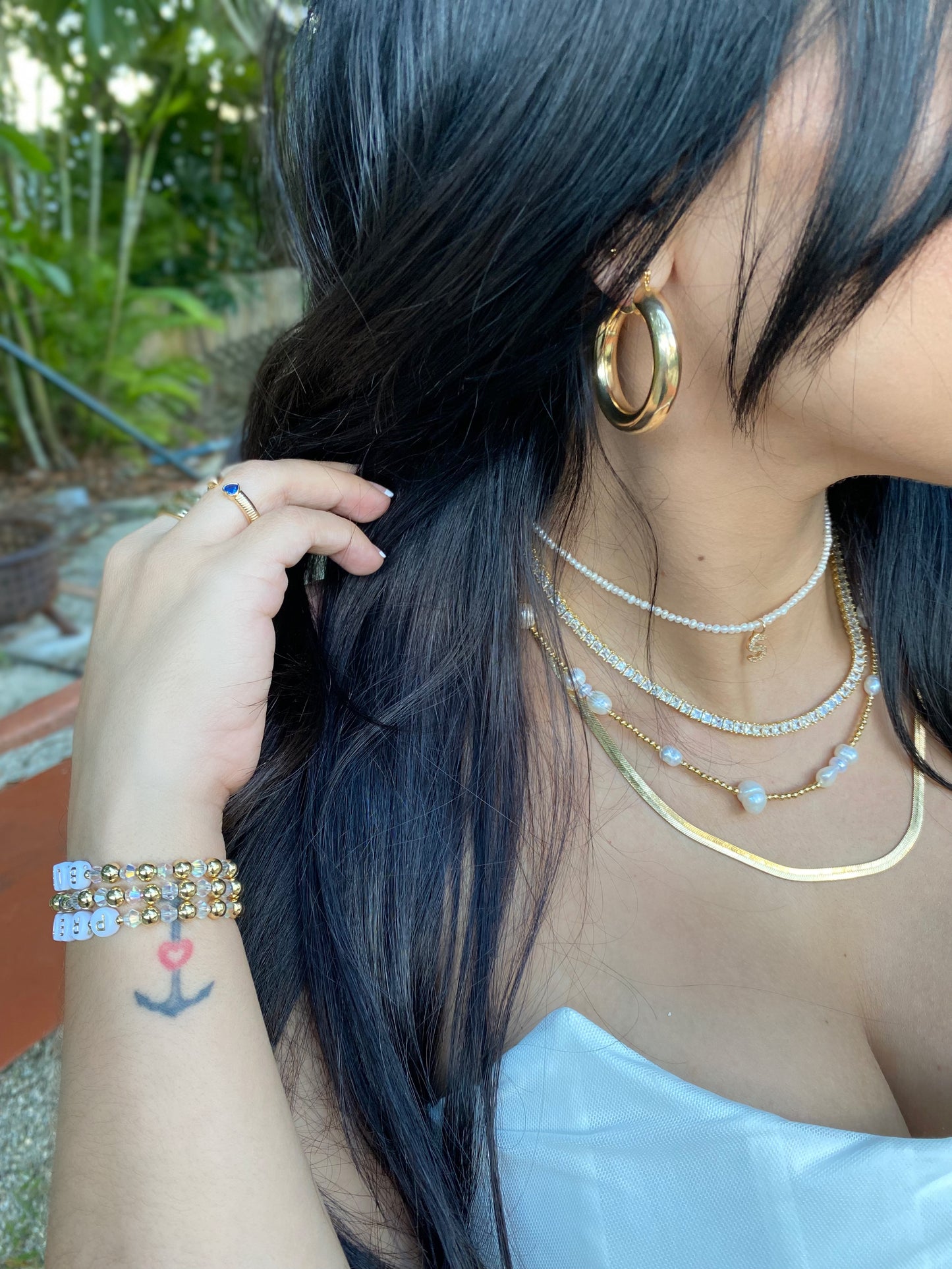 CHUNKY GOLD HOOPS